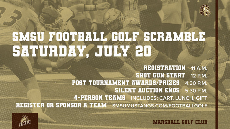 SMSU Football Scramble 2024 logo